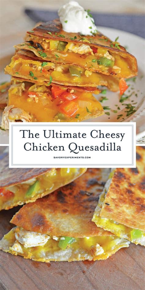 Chicken Quesadillas - How To Make Chicken Quesadillas