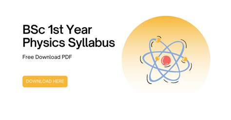 BSc 1st Year Physics Syllabus Download PDF (University-wise)