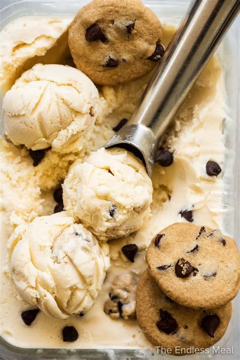 BEST Chocolate Chip Cookie Dough Ice Cream - The Endless Meal®