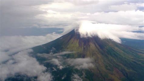 Mayon Volcano - aerial view - YouTube