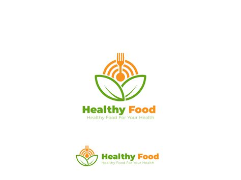 Healthy Food Logo with the Spoon Illustration par armanmojumdar49 ...