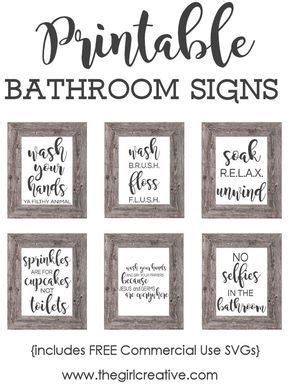 Humor Free Printable Funny Bathroom Signs