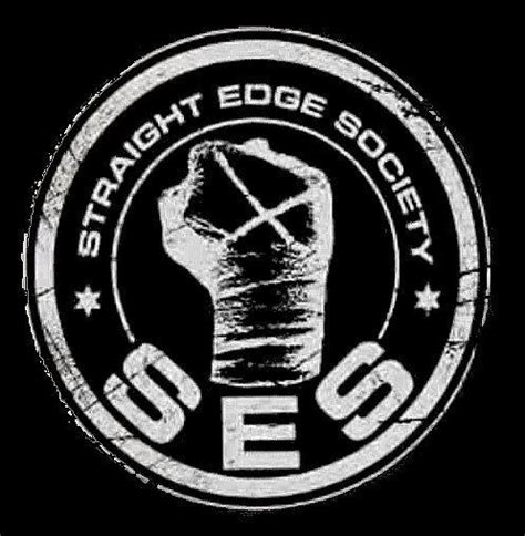 Straight Edge Society logo | Cm punk, Wwe logo, Straight edge