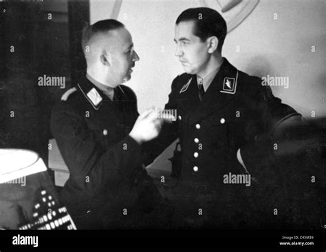 Heinrich Himmler with Rudolf Diels Stock Photo - Alamy