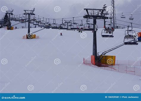 Ski Resort Bania in Bialka Tatrzanska Poland Editorial Photo - Image of mountains, cold: 106939581