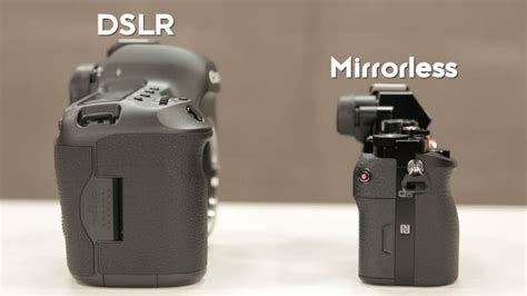 Difference Between DSLR vs Mirrorless vs Point & Shoot Cameras