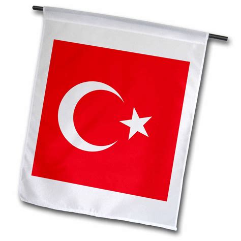 3dRose Flag Turkey - Turkish red and white crescent moon and star Mediterranean Anatolia Asia ...