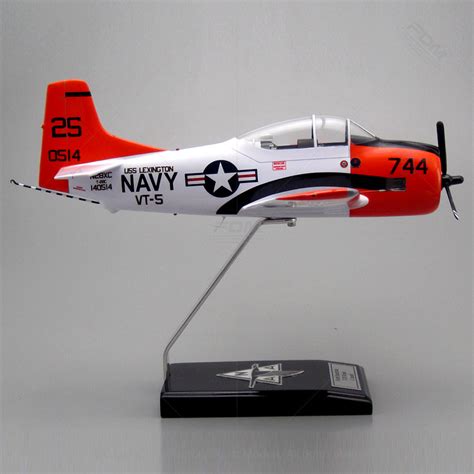 North American T-28 Trojan Scale Model Plane | Factory Direct Models