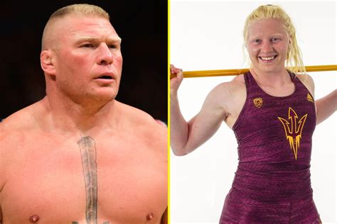 Brock Lesnar's look-a-like daughter, Mya, is an athletic beast just like her WWE superstar dad