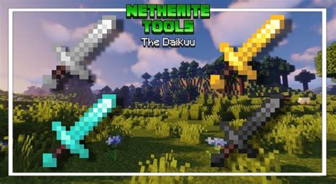 Netherite Tools 1.20.2/1.20.1/1.20/1.19.2/1.19.1/1.19/1.18/1.17.1/Forge/Fabric packs minecraft