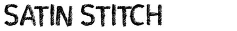 Satin Stitch Font - Vectordad