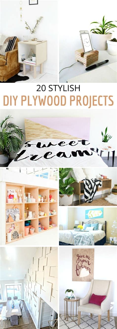 20 Stylish DIY Plywood Projects