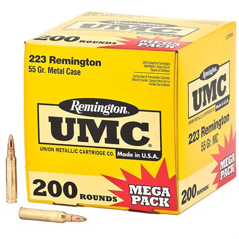 Remington UMC .223 Remington 55-Grain Centerfire Rifle Ammunition | Academy