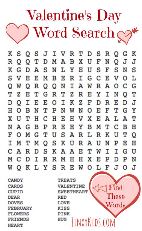 Crafts Archives - Jinxy Kids | Valentines day words, Valentines school, Valentines printables free