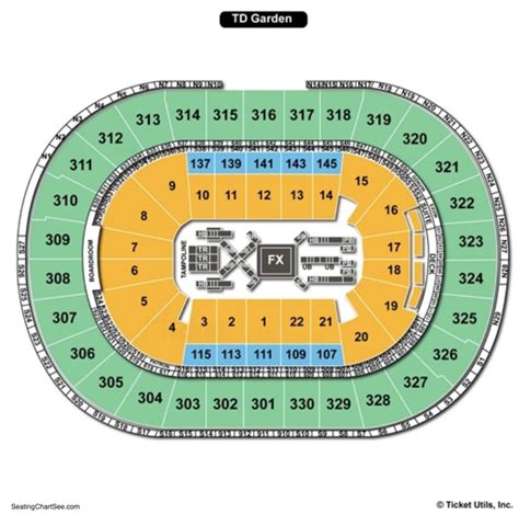 Td Garden Seating Chart | Seating Charts & Tickets