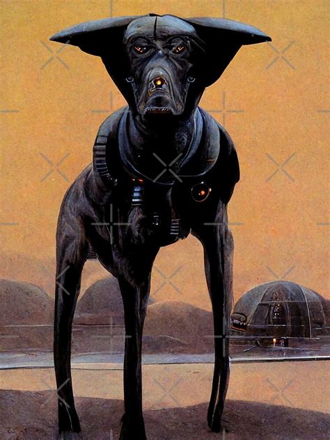 "Robot Animal Cyborg Dog | Science Fiction Illustration Art" Poster for ...