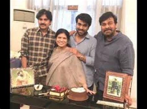 Ram Charan celebrated birthday with his father | NewsTrack English 1