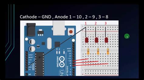 Arduino Tutorial for Beginners 5 - Setup And Loop Blocks + light LEDs ...
