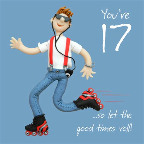 17th Birthday Male Greeting Card One Lump or Two Range | Cards | Love Kates