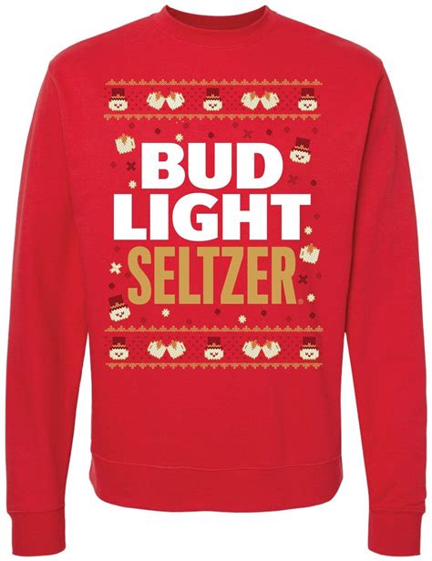 Bud Light Seltzer Ugly Sweater Sweatshirt – Sepherist Shop