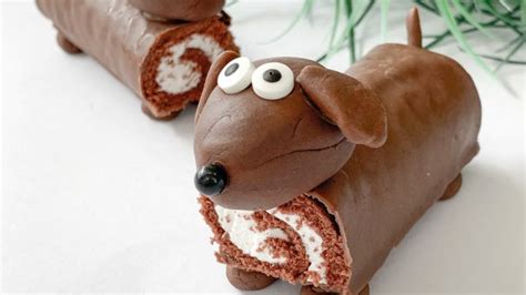 Dog Shaped Birthday Cake