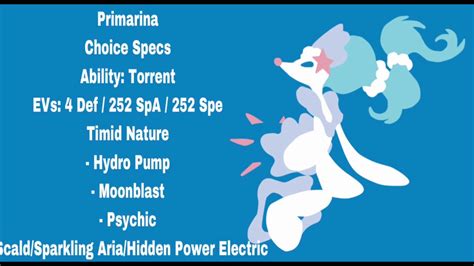 Smogon UU Pokemon | Primarina | Moveset/Build - YouTube