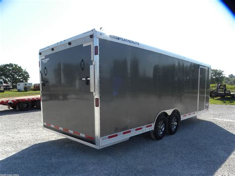 Cargo Trailer - 2020 Featherlite 8'6"x24'x7' ALUMINUM ENCLOSED CAR TRAILER! | TrailersUSA