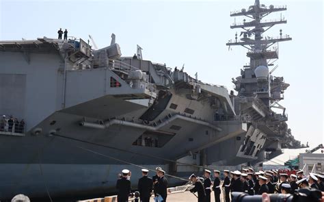 ‘We’re not going anywhere’: USS Nimitz arrives for naval drills in ...