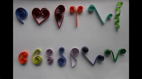 How to Make Basic Quilling Shapes - Tutorial for Beginners . - YouTube