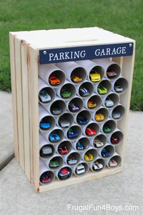 DIY Wooden Crate Storage and Display for Hot Wheels Cars - Frugal Fun ...