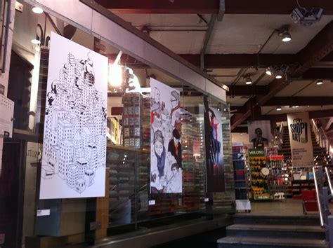 dave draws: Shop Art @ London Graphic Centre