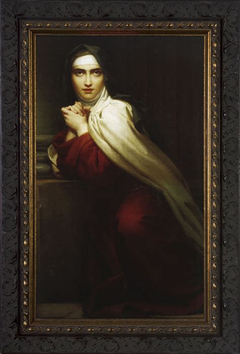 St. Teresa of Avila - Dark Ornate Framed Art - Catholic to the Max - Online Catholic Store