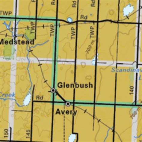 Map68 Glaslyn - Saskatchewan Map by Backroad Mapbooks | Avenza Maps