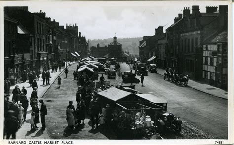 BARNARD CASTLE MARKET PLACE | Millston Postcards