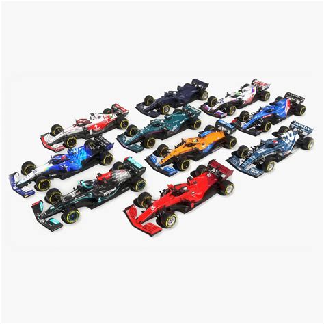 Formula 1 Season 2021 F1 Race Car Collection 3D model | OpticalDreamSoft