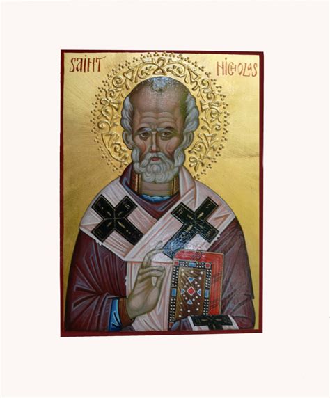 St. Nicholas, Orthodox St. Nicholas Icon, Byzantine icon, iconography ...