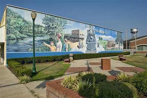 Prescott Railroad Mural - Encyclopedia of Arkansas