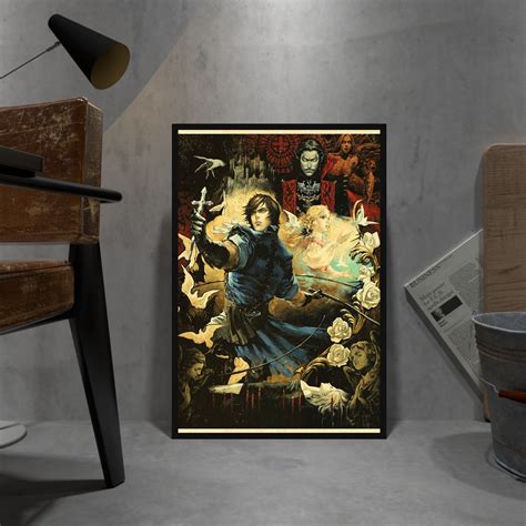 Castlevania Retro Poster, Kraft Paper Print, Movie Wall Art Gift, Anime ...