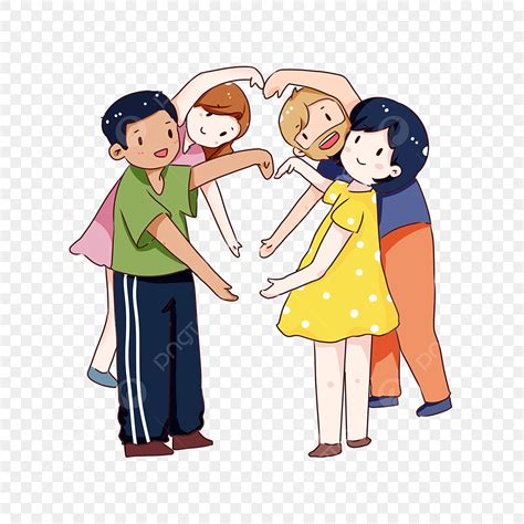 Group Of Friends PNG Transparent, A Group Of Friends, Friends Clipart ...