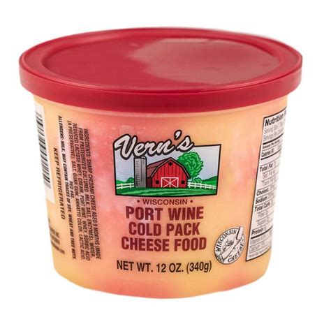 Buy Wisconsin Port Wine Cheese Spread Online | Vern's Cheese