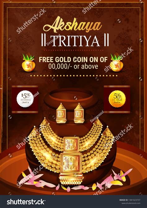 Illustration Akshaya Tritiya Celebration Festival India: เวกเตอร์สต็อก (ปลอดค่าลิขสิทธิ์ ...