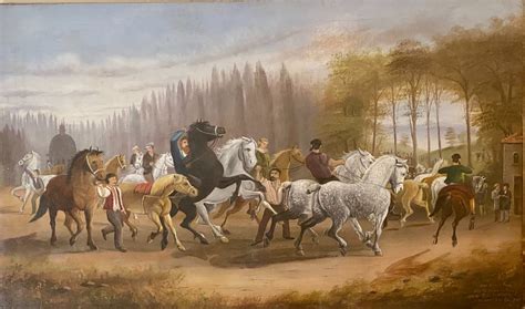 A Large 19th Century Oil Painting After Rosa Bonheur Entitled "The Horse Fair" | 830702 ...