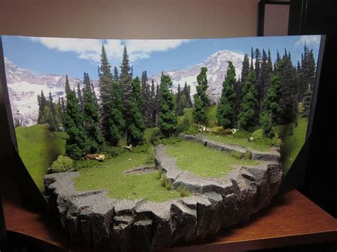 Mountain Diorama by DalkeMiniatures on DeviantArt