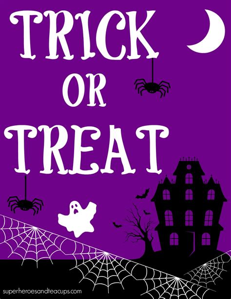 Free Printable Halloween Signs Printable You Can Print Any Of The Signs With A Black Or White ...