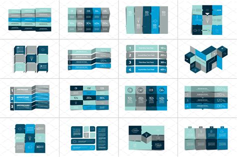 Big set of tables, infographics | Work Illustrations ~ Creative Market