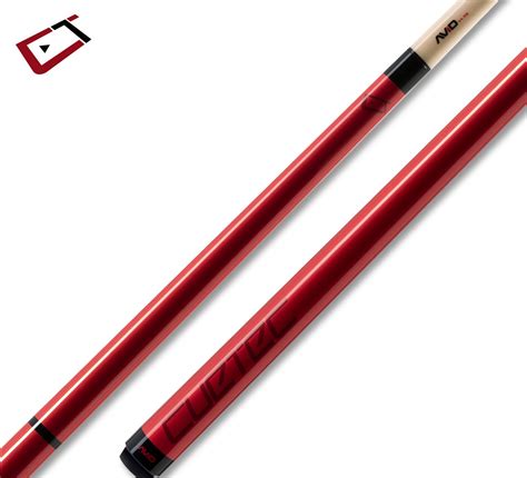 Cuetec AVID Chroma Crimson Cue 12.75mm Shaft - The Billiard Store