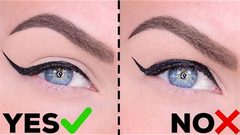 EYELINER FOR HOODED EYES! QUICK & EASY TIP THAT WORKS EVERY TIME! - YouTube