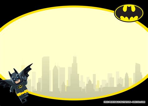 (FREE PRINTABLE) - Lego Batman Birthday Kits Templates