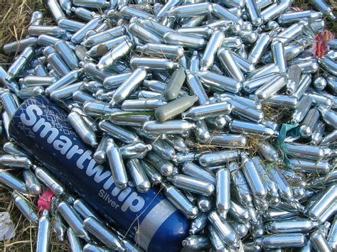 Laughing gas cannisters at music festivals - litter, waste and environmental damage | DJC Design