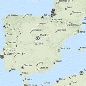 Irun Map Spain Latitude & Longitude: Free Maps